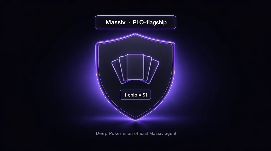 Massiv union on ClubGG, flagship PLO5 destination with 1-chip-to-1-USD convention