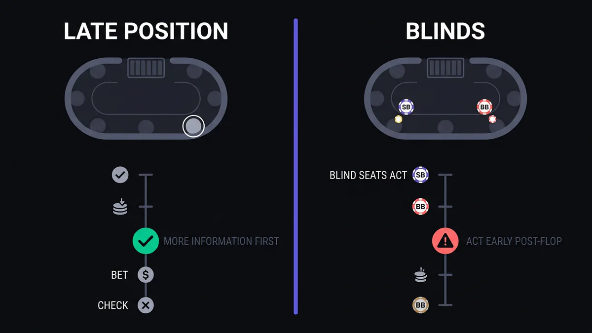 Why late position has an advantage in poker